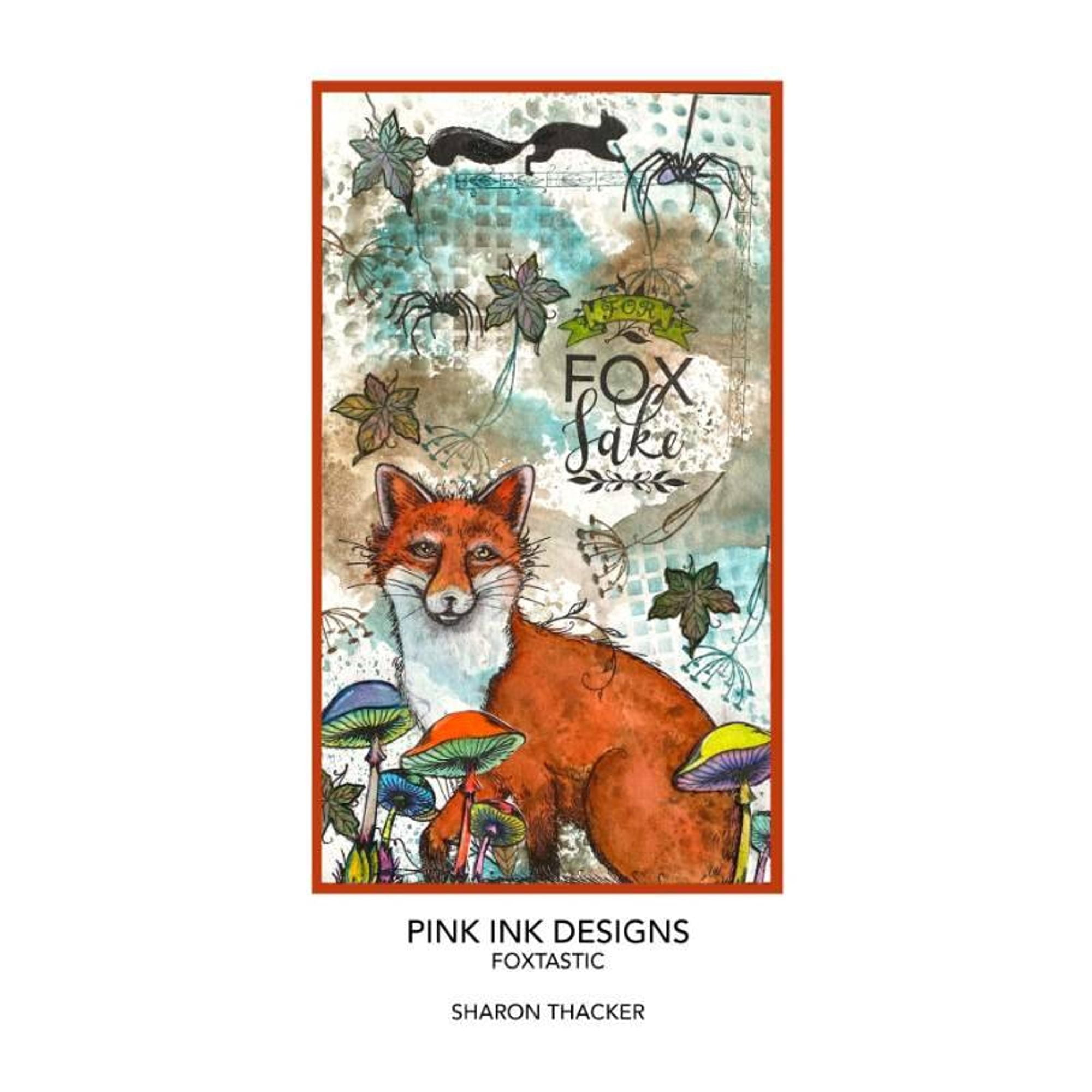 Pink Ink Designs  Foxtastic A5 Clear Stamp