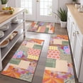 thumbnail image 2 of Pioneer Flower Floral Print Pattern Kitchen Rugs Sets Of 3,Kitchen Runner Rugs Non Skid Washable,Decorative Kitchen Floor Mats for Kitchen,Sink,Laundry,17"x30"+ 17"x47" + 17"x59", 2 of 6