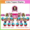 thumbnail image 3 of Boss Baby White Girl Party Supplies 13th Decor Kit Balloons Birthday Cake Topper Decorations, 3 of 6