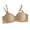 Skin, variant on Women Bra Padded Back Closure Seamless Solid Color Soft Elastic Wireless Push Up Adjustable Shoulder Strap Sports Yoga Sport Bra
