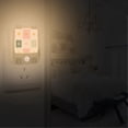 thumbnail image 2 of Yayeee LED Night Lights with Motion Detectors Auto Dusk to Dawn Light Sensors, 2 Pack, Beige Abstract, 2 of 7