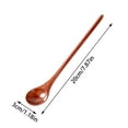 thumbnail image 2 of Spoon Stick Functional Long Handle Reusable Wooden Spoon Suitable For Coffee Tea, 2 of 2