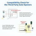 TOPENS M12 MultiProgrammable Remote Controller for Automatic Gate/Door