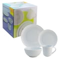 thumbnail image 1 of Vajilla Familiar Completa de Porcelana, Colección Monotone Artic, Color Azul Esmaltado con Relieve en Bordes, Vajilla Elegancia para Mesa con Caja de Regalo, 1 of 16
