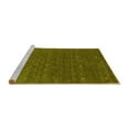 thumbnail image 2 of Ahgly Company Machine Washable Indoor Rectangle Abstract Yellow Contemporary Area Rugs, 2' x 3', 2 of 4