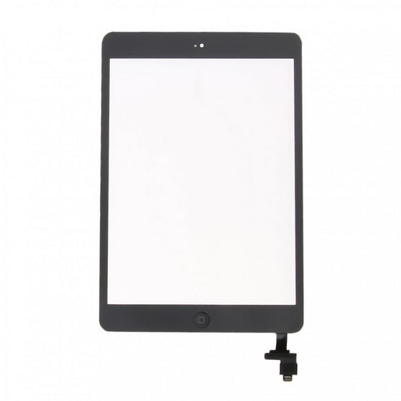 Touch Screen Glass Replace + Ic Chip + Home Button For Ipad Mini 1 2 Black