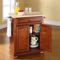 thumbnail image 6 of Crosley Furniture Alexandria Natural Wood Top Portable Kitchen Island, 6 of 9