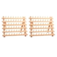 thumbnail image 1 of Estante de de Coser de 2 Piezas de 60 Carretes, Organizador de de de Natural para Macarena 60 estante de hilo de madera de carrete, 1 of 8