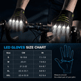 thumbnail image 5 of Savior Heat LED Cycling Gloves for Men Women, Full & Half Finger Bike Gloves with Flashlight, Touchscreen Anti-Slip Waterproof Windproof Warm Gloves for MTB Road Racing Fishing Camping Outdoor Work, 5 of 7