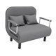 thumbnail image 5 of Sofá cama,Sofá cama Silla perezosa Sofá individual Silla,Respaldo reclinable Bolsillos de almacenamiento ajustables,Muebles de salón de espacio moderno para sala de estar,Muebles de Gris, 5 of 9