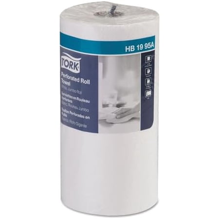 Tork HB1995A Universal Perforated Towel Roll, 2-Ply,11-Inch Wx9-Inch L, White, 210 Sheets/Roll,12RL/Ctn$$Household Cleaning Products & Supplies