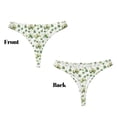 thumbnail image 3 of Fotbe St Patrick's Day3 Tanga Sin Costuras para Mujer con Estampado – Panties Invisibles, Transpirables y Cómodos para Uso Diario-X-Large, 3 of 6