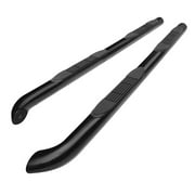 TAC Side Steps Custom Fit 2007-2015 Jeep Patriot 3 inches Black Side Bars Nerf Bars Step Rails Running Boards Off Road Automotive Exterior Accessories (2 Pieces Running Boards)