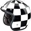 Troy Lee Designs Open Face Composite Checker Adult Off-Road Motorcyle Helmet