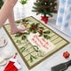 thumbnail image 2 of Tapete de cocina navideño de 40 x 60 cm, absorbente y antideslizante, para entrada, puerta, baño, lavabo, decoración navideña., 2 of 7