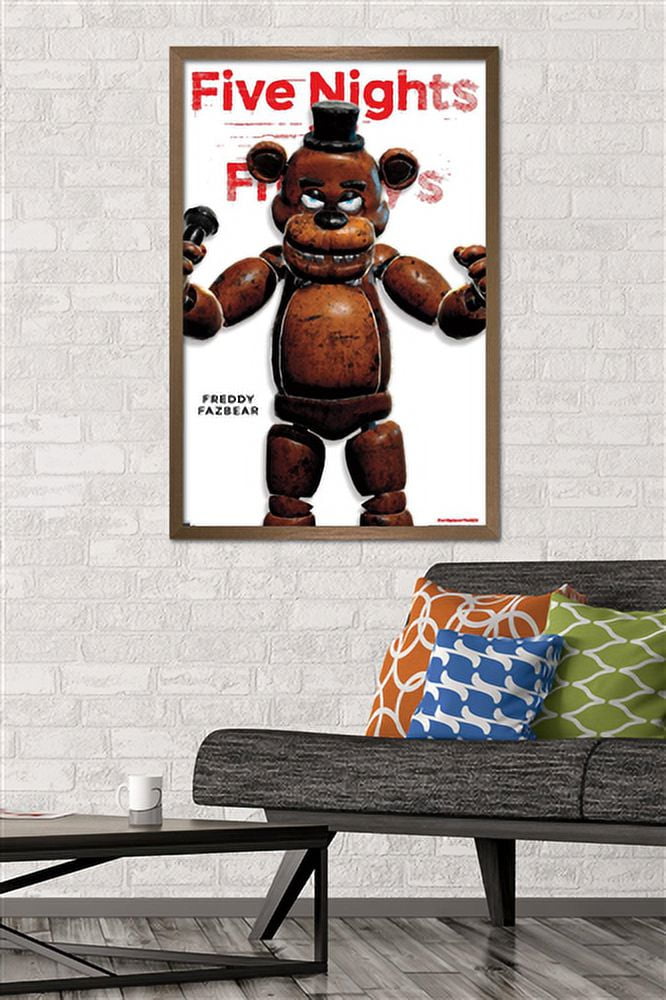 Five Nights at Freddy's - Freddy Feature Series Wall Poster, 22.375" x 34" Framed