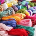 thumbnail image 3 of Rainbow Embroidery Floss 12 Colors Embroidery Kit Set 8m 6 Individual Strands Stitch for Crafting String Present Gift, 3 of 8