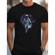 thumbnail image 1 of Camiseta de algodón puro para hombre con astronauta abrazando el planeta Art G500, ajuste cómodo, 1 of 4