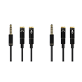 thumbnail image 3 of Cable 3.5mm 1 Audio Micrófono Aux 2 para Laptop Negro, 3 of 9