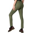 thumbnail image 2 of Made by Johnny Women's Casual Leggings Stretchy Work Ankle Pants Office Slacks with Pocket S OLIVE, 2 of 6