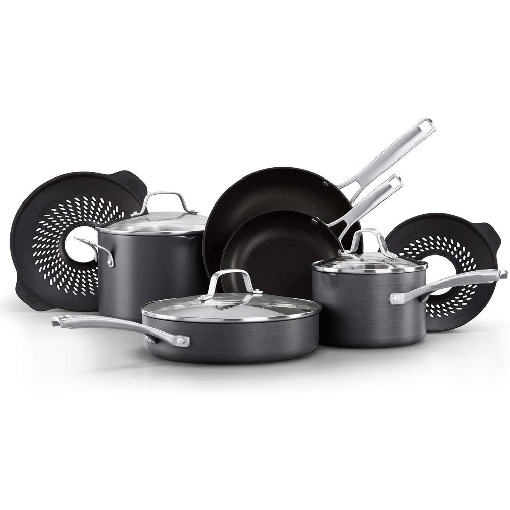 Calphalon Classic Pots and Pans BoilOver Inserts, Nonstick Cooking Set