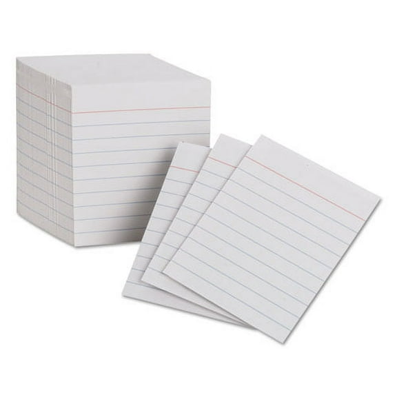 Ruled Mini Index Cards, 3 X 2.5, White, 200/pack | Bundle of 2 Packs