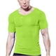 thumbnail image 1 of Camisas de Manga Corta de los Hombres Color Sólido Secado Deporte Tren Cuello en V, Spandex de Poliéster Ligero para el Ejercicio Y el Uso Diario, 1 of 1