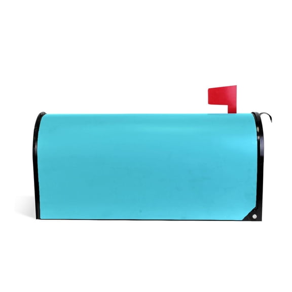 Mailbox Covers Magnetic Large Size Post Box Cover Wrap Outside Waterproof Home Yard Garden Decor Light Blue 25.5x21