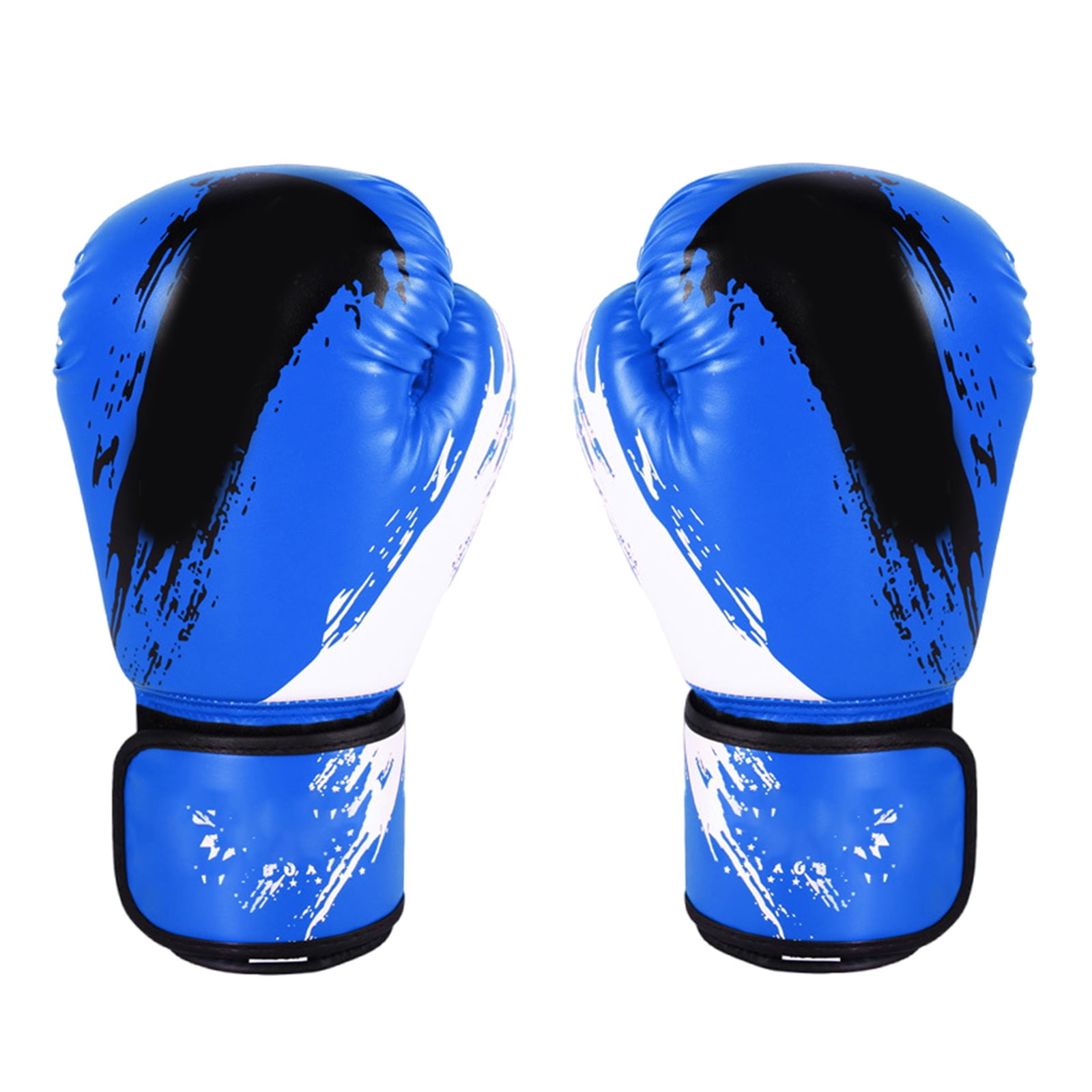 Leather Kickboxing Training Gloves Sparring Glove for Men Women Teens Kickboxing Boxing Workout Gym Fitness 10oz 6oz