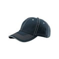 thumbnail image 1 of Casquette en Sergé de Coton Non Structurée Profil Bas, Vert Foncé/blanc, 1 of 1