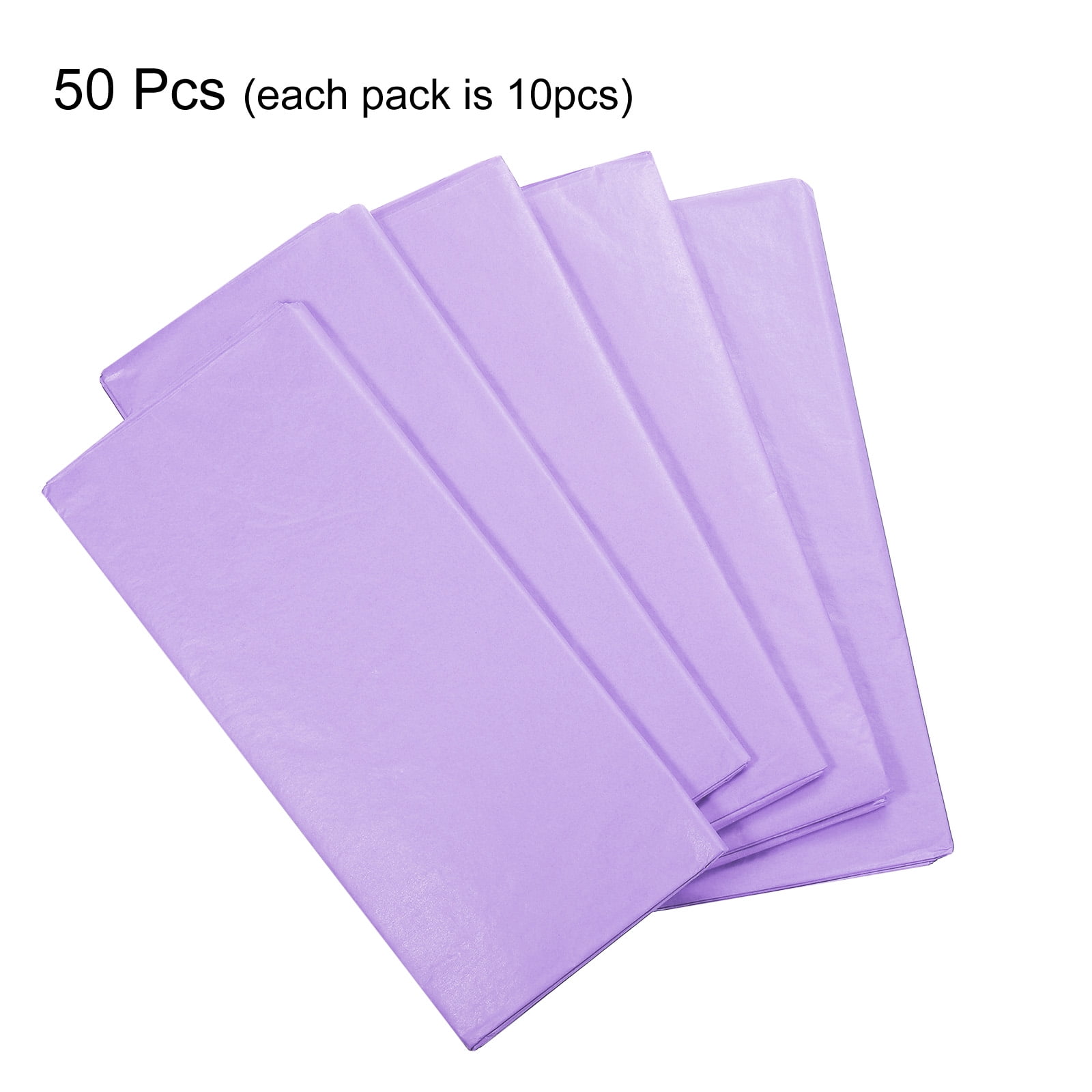 PMLAND Gift Wrapping Tissue Paper - Purple/Lavender/White Assorted - 20  Inches x 26 Inches 60 Sheets