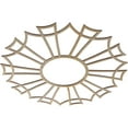 thumbnail image 2 of 32"OD x 11 1/4"ID x 1/4"T Augustus Wood Fretwork Pierced Ceiling Medallion, Hickory, 2 of 3