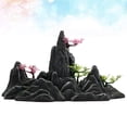thumbnail image 2 of Adorno de montaña de piedra, decoración para pecera, resina, artesanía de montaña, acuario de montaña, 2 of 8