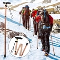 thumbnail image 2 of Heqishun 2 Pack Folding Walking Stick with Non-Slip Rubber Base for Mountain Climbing, 2 of 7