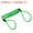 Green, variant on Uxcell Security Steel Cable Coated Spring Luggage Lock Wire Rope with Double Loop 0.14 inch x 4.92ft Green