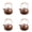 Coffee-4Pcs, variant on 6.1*5.7" Xishi Teapot – 7oz/210cc Chinese Gongfu Cha Purple Clay Ceramic Pot, Zisha Mud Kungfu Kettle with Built-in Filter for Loose Tea Brewing