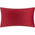 thumbnail image 6 of JWH 3D Red Rose Flower Throw Pillow Cover in Rectangle for Valentine Gift and Room Decoration 12 x 20 inch Red, 6 of 8