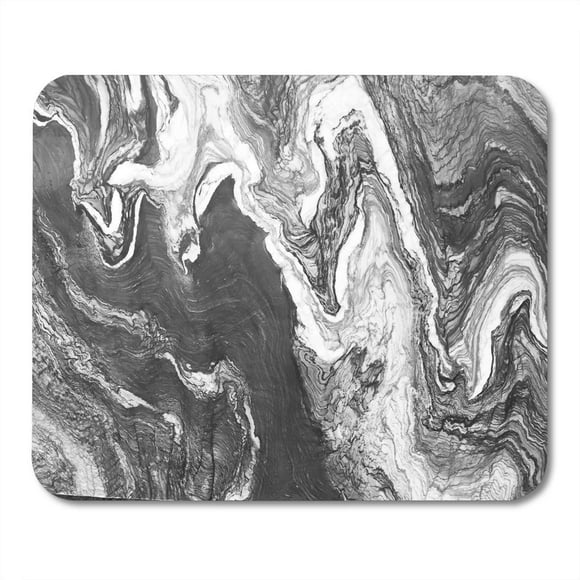 POGLIP Pattern Granite Marble Layers Gray Stone Slab Grain Rock Industry Construction Architecture Mousepad Mouse Pad Mouse Mat 9x10 inch