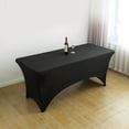 thumbnail image 4 of CIYISON 1PC Elastics Rectangular Bars Table Cover Spandex Table Cloth Stretch Bars Hotel Party Cocktail Tablecloth, 4 of 20