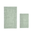 thumbnail image 2 of Better Trends Premium 2 Piece Bathroom Rug Set 100% Cotton, Extra Soft Tufted Bath Mat, Water Absorbent & Reversible Mat, Dark Sage Lux Collection, 2 of 2