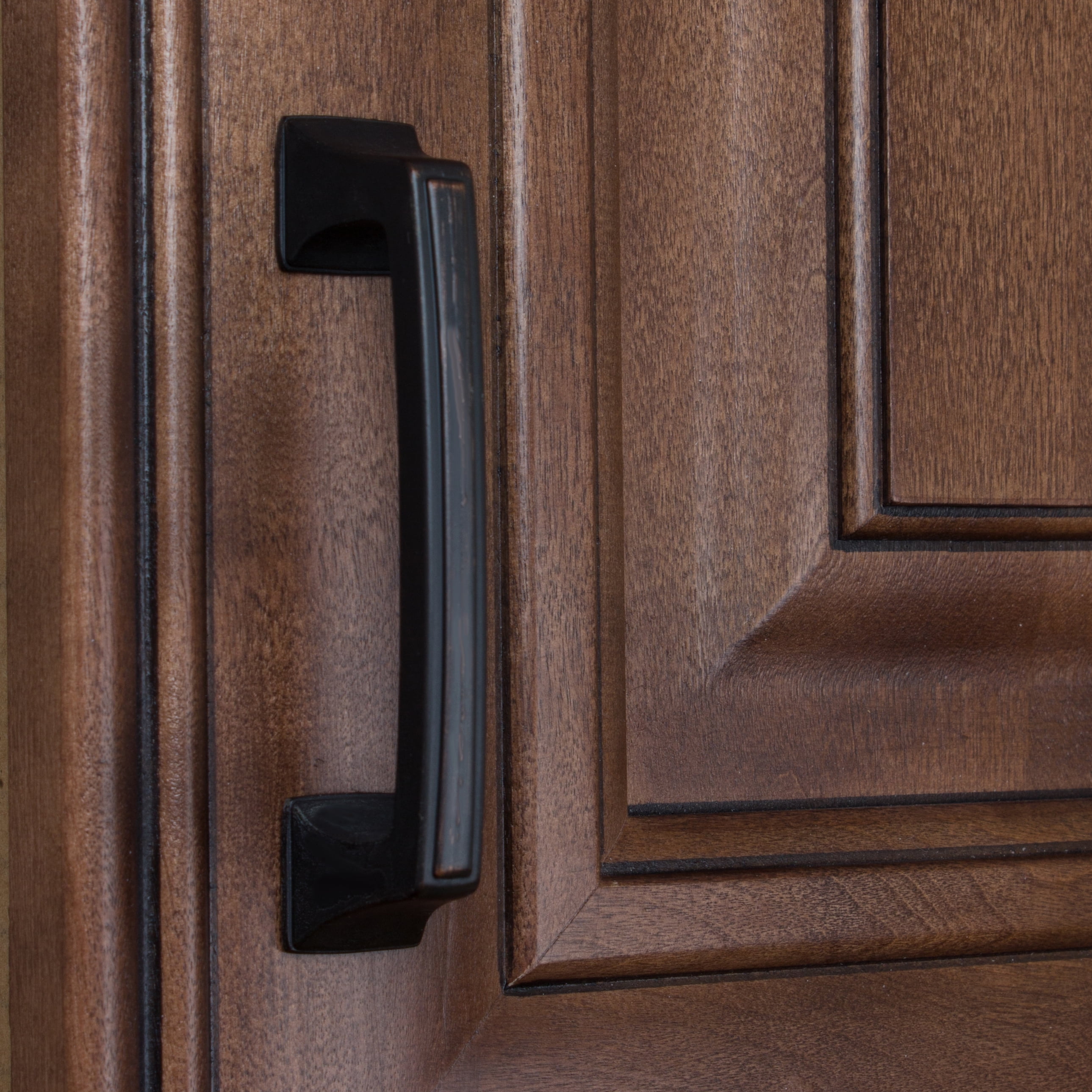 GlideRite 3 in. Center Classic Base Pull Cabinet Hardware Handle, Oil Rubbed Bronze, Pack of 5