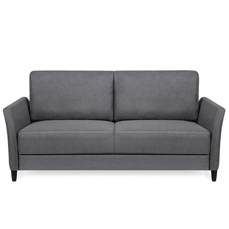 Best Choice Products 71In Linen Upholstered Classic Sofa Couch Lounger, (Best Sectional Sofa Brands 2019)