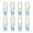 Colorful, variant on Yammee 8Pcs Zippers Pull Replacement Titaniums Alloy Hanging Buckles Detachable Zippers Pull Tab for Luggage, Clothing, Backpacks