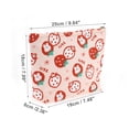 thumbnail image 2 of 1 Pc Bolsa de Cosméticos de Mujeres con Dibujos Animados de Conejos para Actividades al Aire Libre Viaje Rosa Rojo Algodón Rosa, Rojo-L, 2 of 3