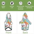 thumbnail image 6 of Xecao Kawaii Sushi Characters Delight Pattern Sweatshirts Winter Pet Dog Hoodie Puppy Coat Dog Sweaters Dog Clothes with Hat Dog Clothes Costume Outfit,Small Pets Wear-Medium, 6 of 7