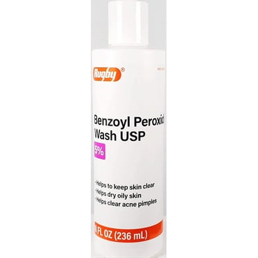 benzoyl peroxide and glycolic acid face wash