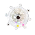 thumbnail image 3 of Esquirla Bird Cage Toy Parrot Rotary Wheel Rattle for Cockatiels Parrotlets Lovebirds Clear, 3 of 8