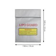 thumbnail image 2 of Heat-Resistant Battery Pouch Fireproof Battery Holder Battery Protective Bag, 2 of 8
