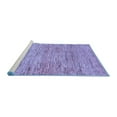 thumbnail image 2 of Ahgly Company Machine Washable Indoor Rectangle Abstract Blue Modern Area Rugs, 7' x 9', 2 of 4