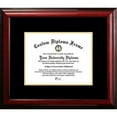 thumbnail image 2 of Campusimages CMBS0018511 Classic Mahogany Black & Silver Mats Certificate Frame, 2 of 2